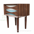 Arne Vodder Bedside wooden cabinet design